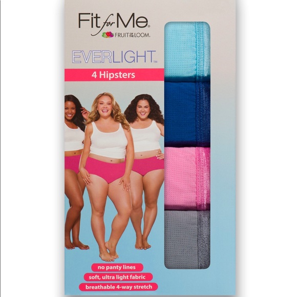 🆕Fit for Me Everlight Hipsters 4 pack - Picture 3 of 6